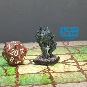 Hand Painted nothic one eyed creature miniature for Dungeons and Dragons and other table top role playing games. 28mm