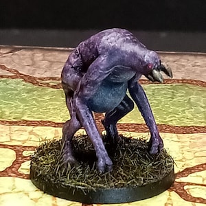 Hand Painted Ettercap miniature for Dungeons and Dragons and other table top role playing games. 28mm