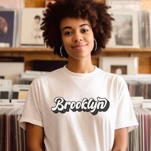T-shirt Brooklyn rétro : t-shirt souvenir de New York