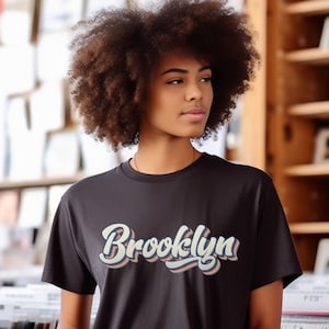 T-shirt Brooklyn rétro : t-shirt souvenir de New York