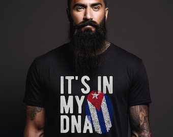 It&#39;s In My DNA Cuba Shirt, Cuba Shirt, Cuban Flag Shirt, Cuban Pride, Cuba Gift, Cuba Souvenir Unisex Tee