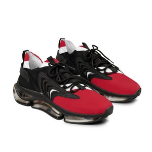 Men&#39;s & Women&#39;s Trinidad Flag Sneakers, Trinidad Flag Shoes, Trini Pride, Trinidad Flag Trainers, Trinidad Men&#39;s and Women&#39;s Mesh Sneakers