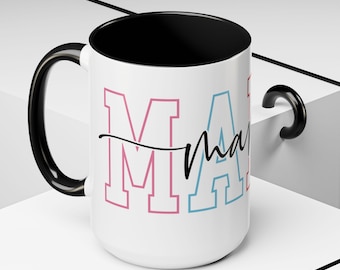 Mama Coffee Mug: Stylish Accent Mug for Moms
