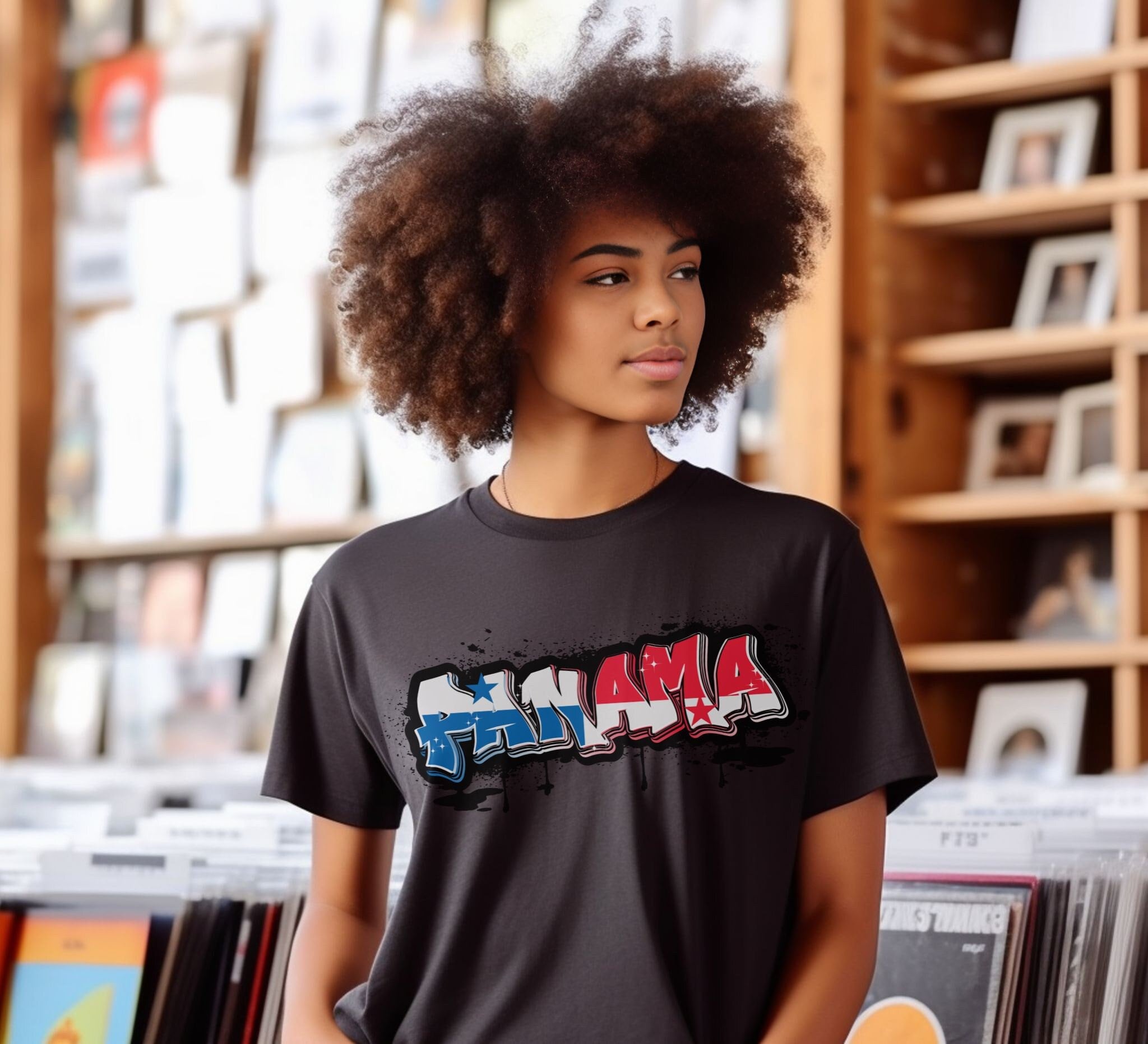 Panama Graffiti Shirt, Panama Shirt, Panama Flag Shirt, Panamanian Pride, Panama Gift, Panama Souvenir Unisex Tee
