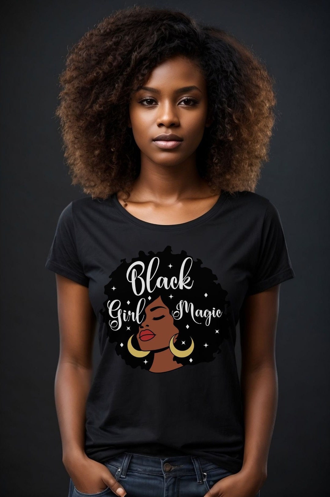 Black Girl Magic Shirt, Beautiful Afro Queen Shirt, Afrocentric Shirt, Diva Shirt, Ebony Pride