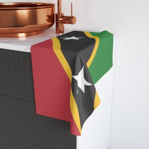 St. Kitts/Nevis Hand Towel, St. Kitts/Nevis Flag Towel, St. Kitts/Nevis Pride, St. Kitts/Nevis Gift, St. Kitts/Nevis Hand Towel
