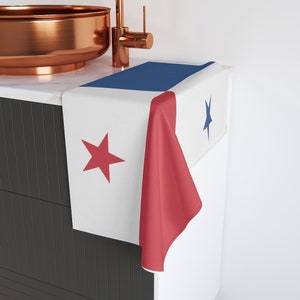 Panama Hand Towel, Panama Towel, Panama Flag Towel, Panamanian Pride, Panama Gift, Panama Souvenir Hand Towel