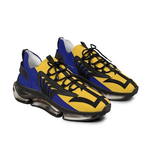 Men&#39;s & Women&#39;s Barbados Flag Sneakers, Barbados Flag, Barbados Flag Shoes, Barbados Flag Trainers, Barbados Men&#39;s and Women&#39;s Mesh Sneakers