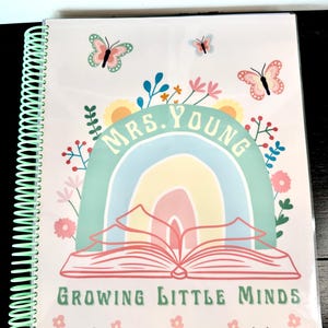 2025-2026 Personalized Teacher Planner 8.5x11 | Christian Planner | Choose Your Start Month | Custom Daily Calendar | Custom Planner