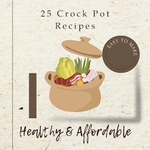 25 Healthy Affordable Crockpot Meals, Easy Slow Cooker Recipes, Budget-Friendly Meal Prep