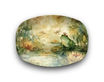 Frog Court Storybook Platter –  Unbreakable Oval Platter