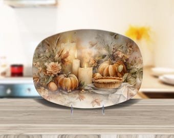 Thanksgiving Harvest Unbreakable – Elegant pumpa- och ljushöstservis