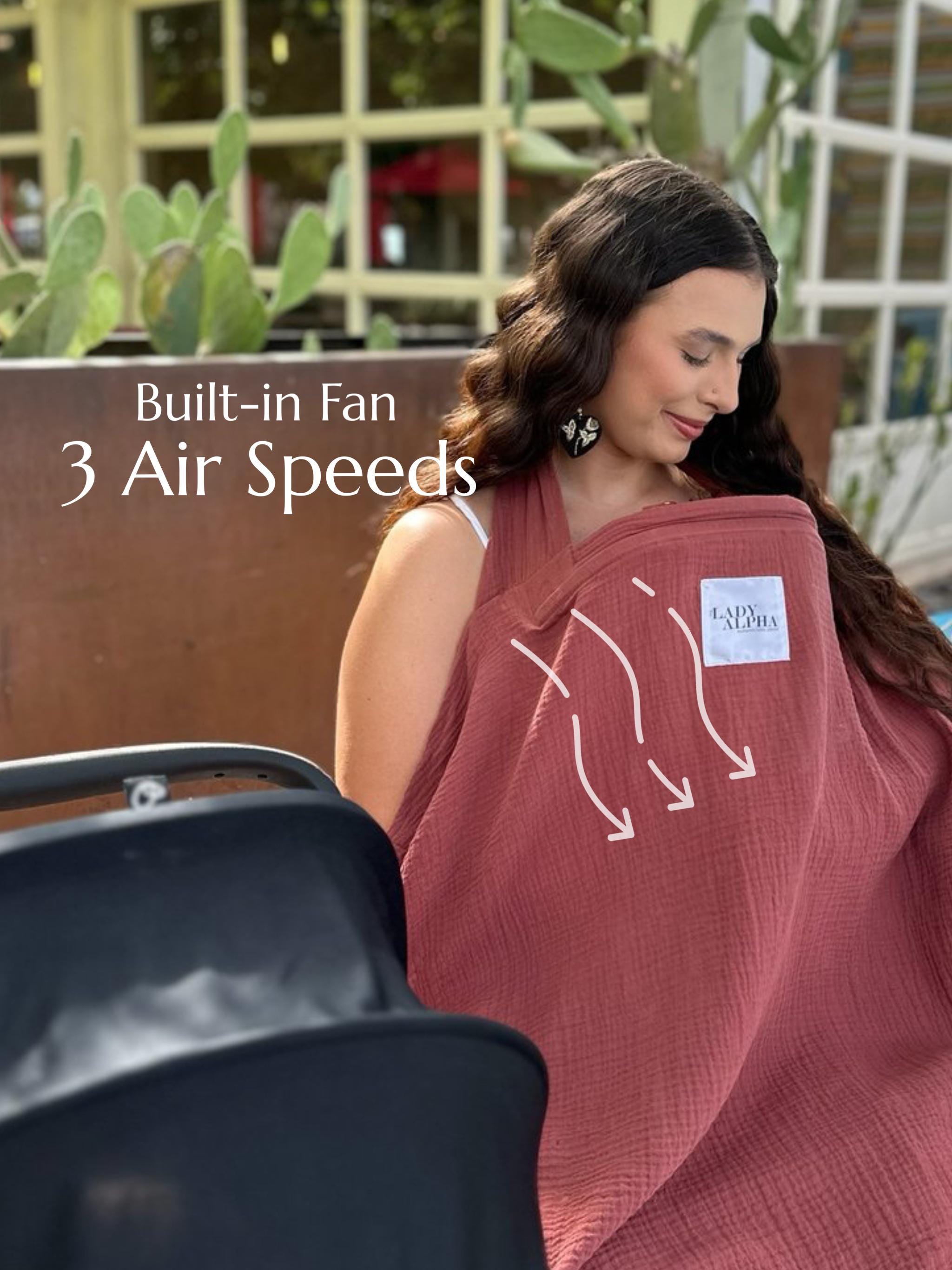 De coole hoes voor verpleegkundigen | Ingebouwde ventilator | Houd de baby koel tijdens het geven van borstvoeding | Ademende voedingshoes voor de zomer | Cadeau kraamcadeau