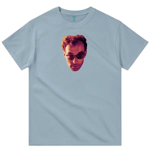 Jean-Luc Godard Director, Cinema Cult Tee - HQ Movie Print T-Shirt, Heavyweight Unisex Crewneck