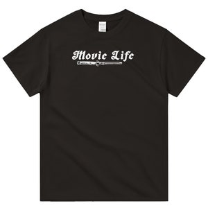 Movie Life, Set Life, Indie Cinema Filmaker - HQ Movie Print T-Shirt, Heavyweight Unisex Crewneck