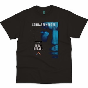 Total Recall, Paul Verhoeven, Arnold Schwarzenegger, 1990 - HQ Sci-Fi Cinema Print T-Shirt, Heavyweight Unisex Crewneck