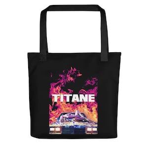 Titane, Julia Ducournau, Agathe Rousselle, 2021 - Horror Cinema Front Retro All Over Print HQ Tote Bag