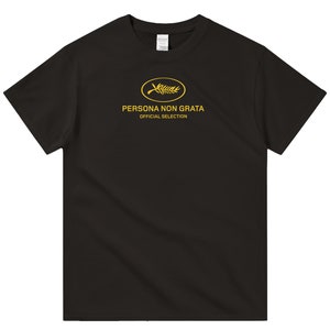 Persona Non Grata, Festival De Cannes, retorno de Lars Von Trier, 2023 - Camiseta com estampa de filme HQ, gola redonda unissex pesada