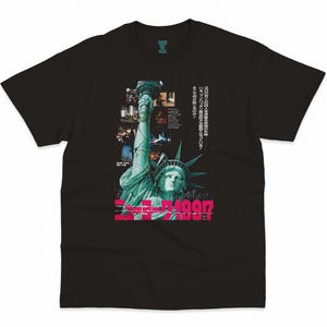 Escape from New York, John Carpenter, Kurt Russel, 1981 version japonaise - T-shirt imprimé film HQ, col rond unisexe épais