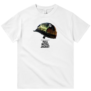 Full Metal Jacket, Stanley Kubrick, 1987 - HQ Retro Movie Print T-Shirt, Heavyweight Unisex Crewneck