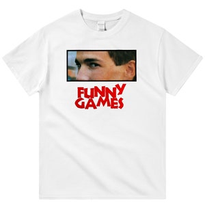 Funny Games, Michael Haneke, 1997 - HQ Retro Movie Print T-Shirt, Heavyweight Unisex Crewneck