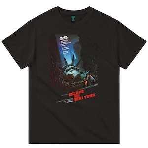 Escape from New York, John Carpenter, Kurt Russel, 1981 - T-shirt imprimé film HQ, col rond unisexe épais