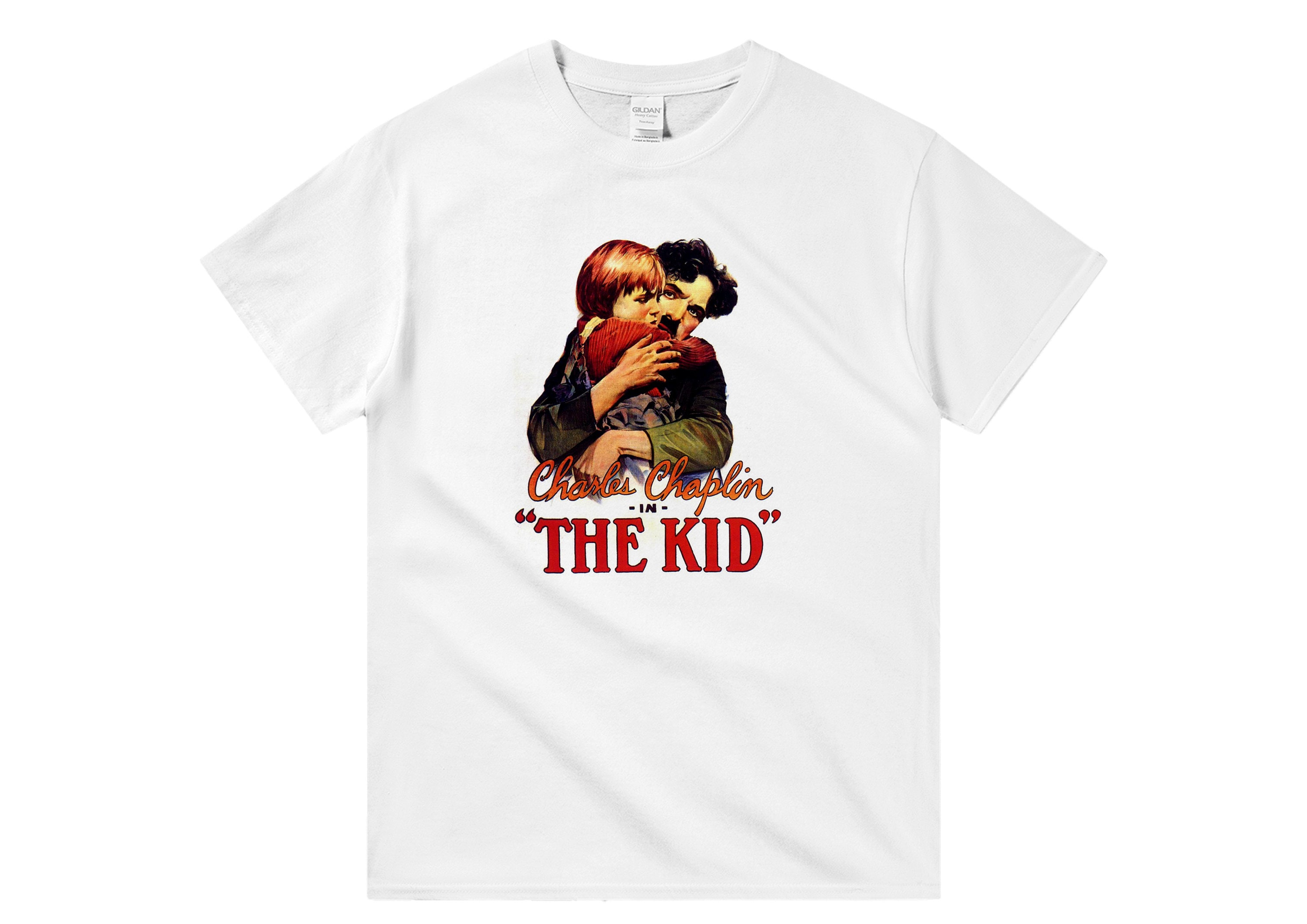 The Kid Charlie Chaplin 1921 HQ Retro Movie Print T shirt Heavyweight Unisex Crewneck Etsy Ireland