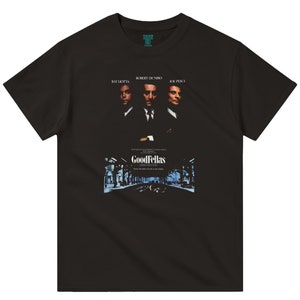 Goodfellas, M. Scorsese, R. De Niro, R. Liotta, J. Pesci, 1990 - HQ Movie Print T-Shirt, Heavyweight Unisex Crewneck