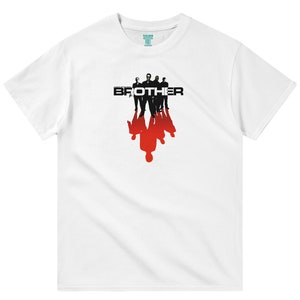 Bruder, Takeshi Kitano, 2000 - lobendes qualitätsfilm-Druck-T-Shirt, schweres Unisex-T-Shirt mit Rundhalsausschnitt