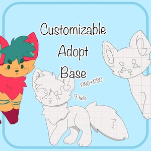 P2U wolf base png+ psd files