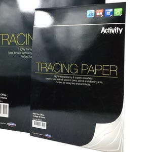 A4 Tracing Paper Pad: 65gsm, 30 Sheets
