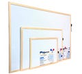 Magnetic Whiteboards Wooden Frame Dry Erase Board with Magnets and a Marker