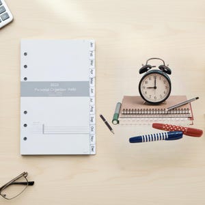 2026 Personal Diary Refill Weekly Organiser Planner Week on Two Pages Filofax Compatible image 17