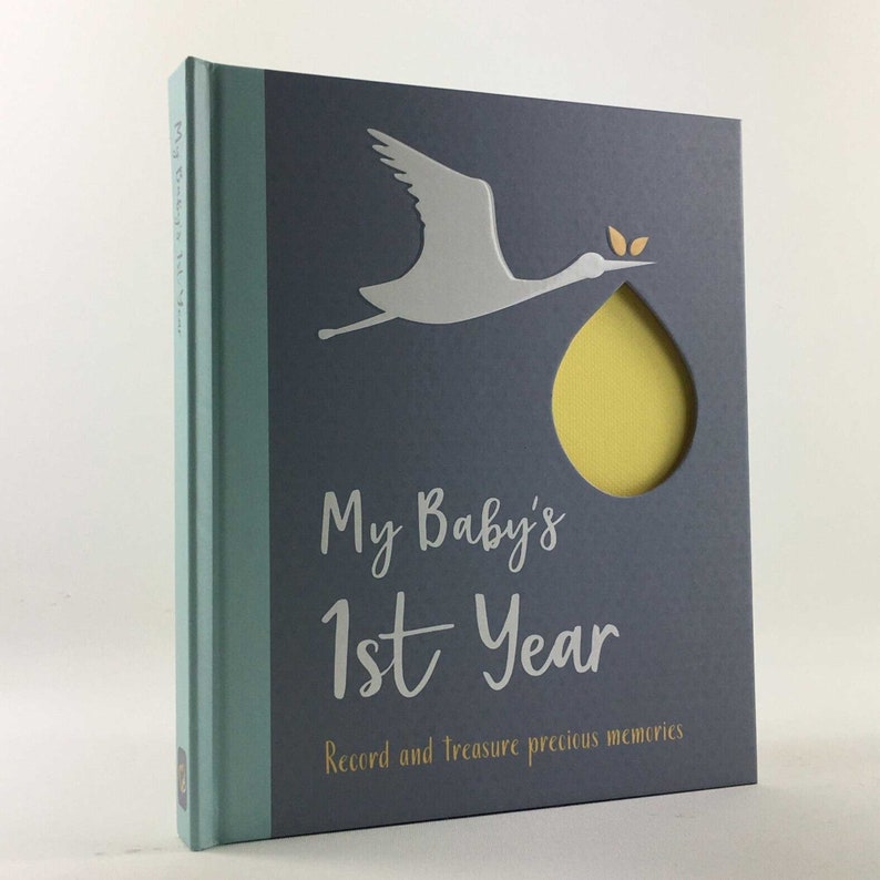 LUMOSX Baby Memory Book - Gender Neutral First 5 Years Keepsake Journal For Boys & Girls - Perfect Gift For New Parents
