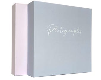 Photo Album Smooth Pastel Cover Photographs Books: 6x4 Slip-in Pockets