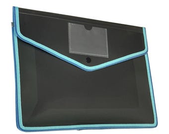 Document Folder Organiser A4 Button Wallets Office School Paperwork Filing Folders