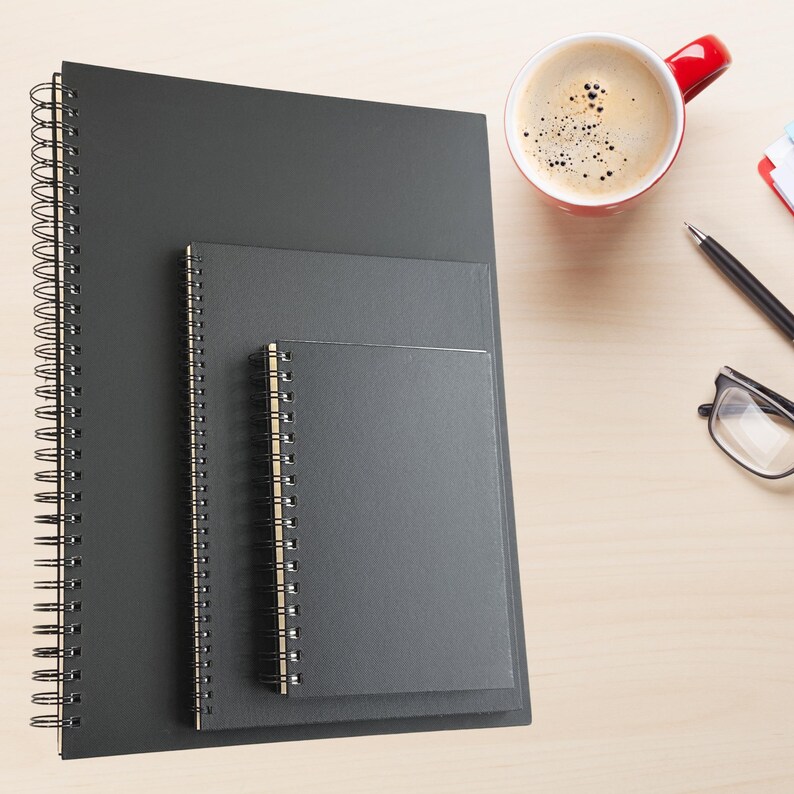 Hardback Spiral Sketchbook A3 A4 A5 Drawing Book Artist Sketch Pad image 17