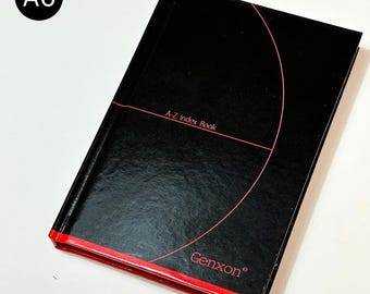 A-Z Indexed Address Book Hardback Telephone Organizer A4 A5 A6 Notebooks