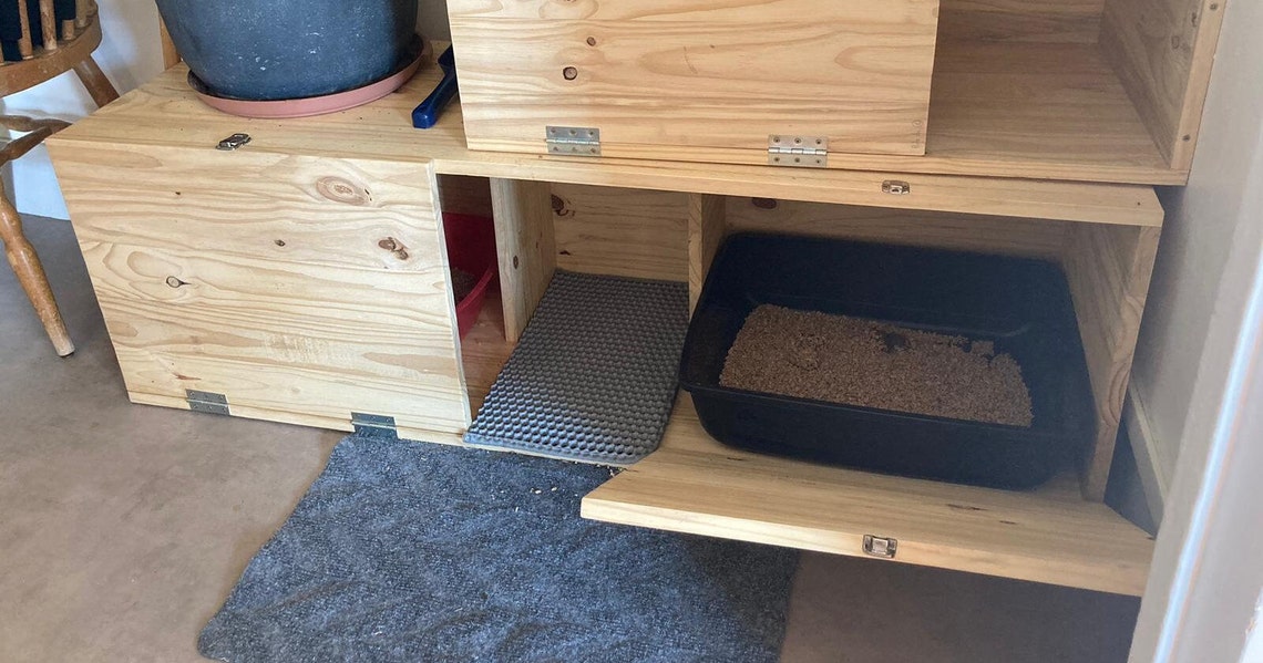 Cat Litter Box Etsy