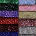 Shiny 5mm Sequin On A 2 Way Stretch Velvet (1 Yard, Clear Iridescent/White) main image 0