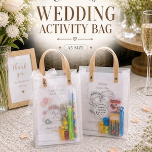 Kid Wedding Gift Box, A5 SIZE wedding activity packs, child activity bag, kid wedding favor, coloring wedding pack, kid wedding activity bag