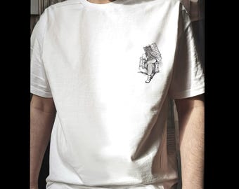 Death stranding Tshirt, death stranding 2 Tshirt, video game tshirt gift, white tshirt, unisex tshirt, fan made, gamer t-shirt, on the beach