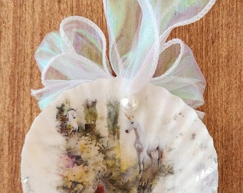 unicorn, fantasy, ornament, Christmas, gift
