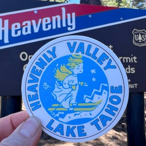 Ski Heavenly Valley - Lake Tahoe Vintage 1960's Advertising Poster