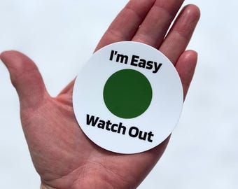 Skiing I'm Easy Watch Out Sticker, Beginner Skier Green Runs Jerry Humor, Snowboard Gaper Slaps, Winter Bachelorette Party, Funny Après Ski