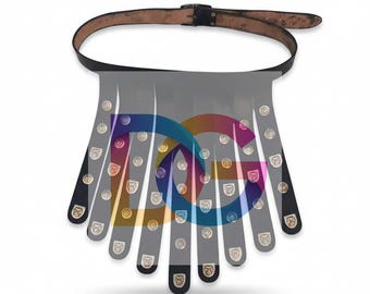 Handmade Roman Armor Leather Belt | Medieval Costume Belt for LARP, SCA & Cosplay