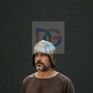 German Sallet Helmet Open Face Medieval Knight Helm | Reenactment LARP Armor image 15