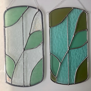 Leaf Panel Stained Glass
