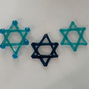 Fused Glass Star of David