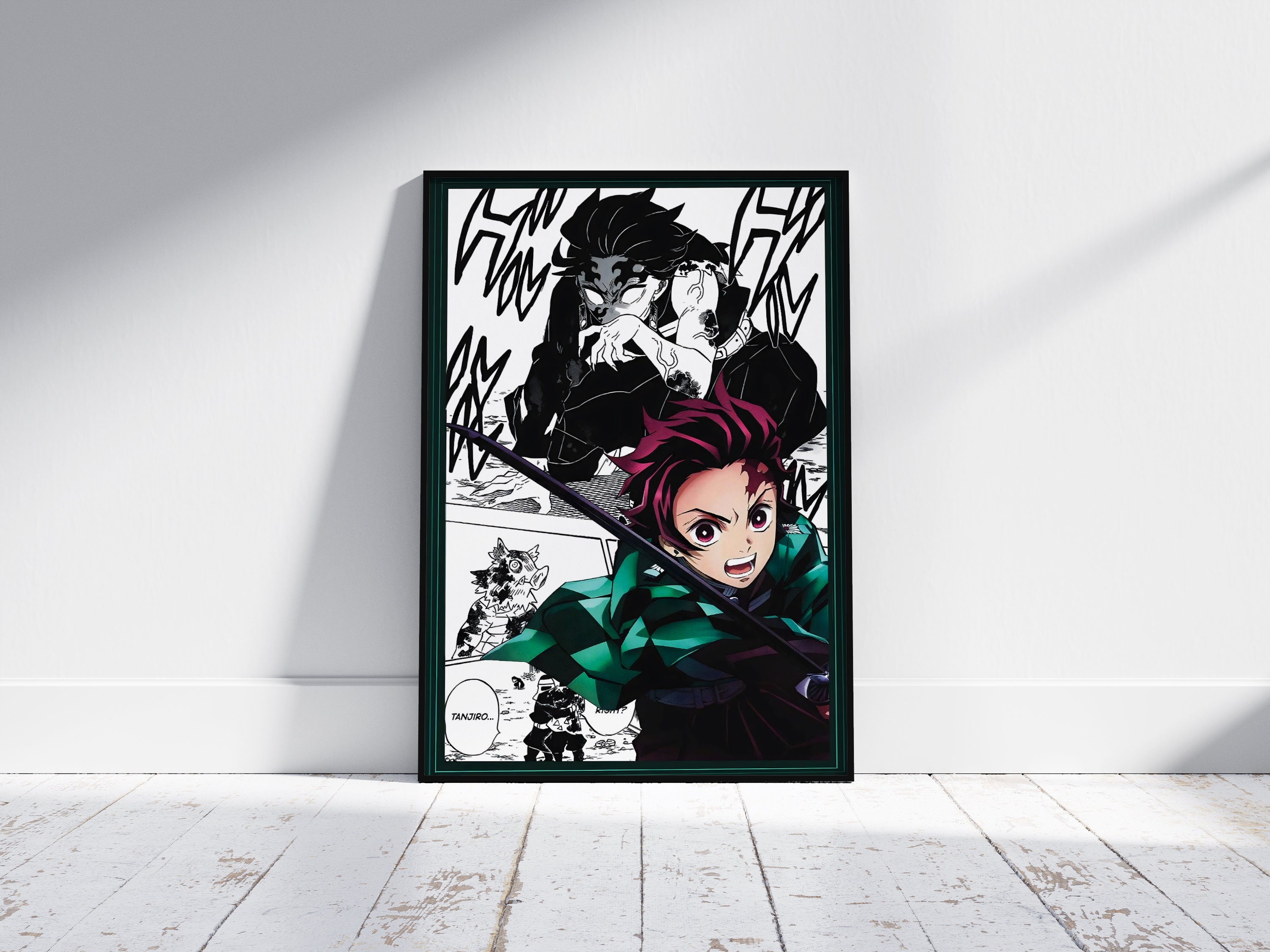 Quadro Demon Slayer Tanjiro e Nezuko